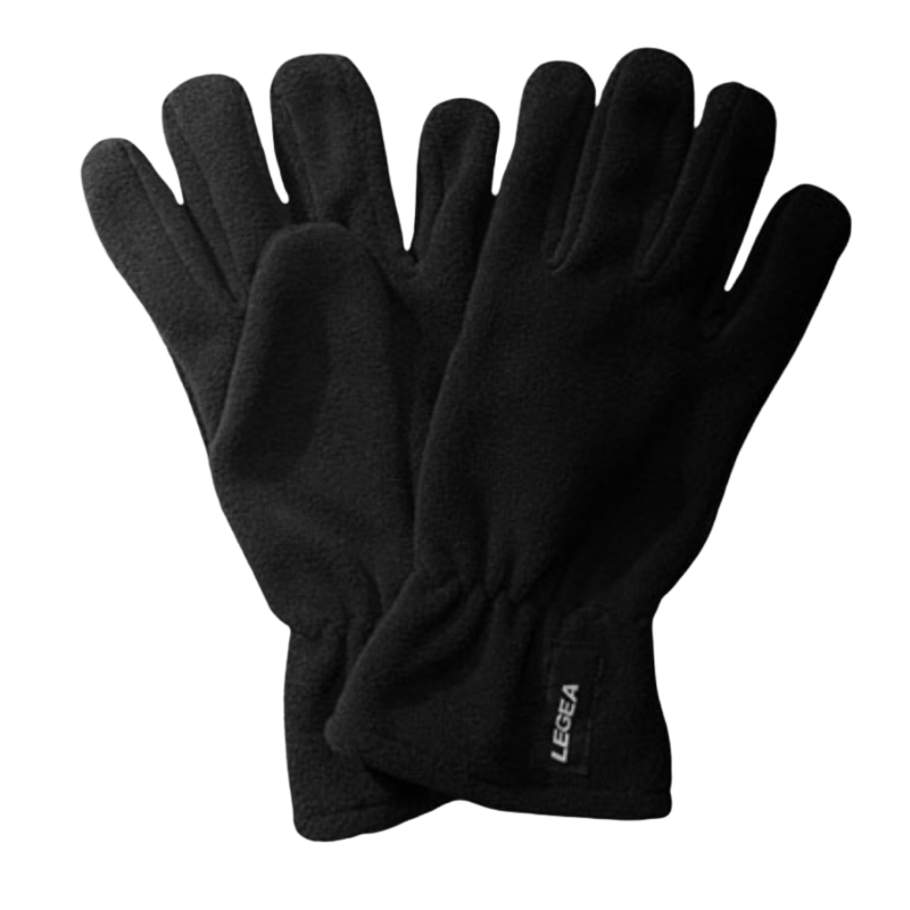 Legea Fleece Soccer Gloves – Black